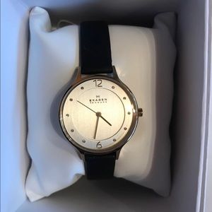 Skagen leather watch